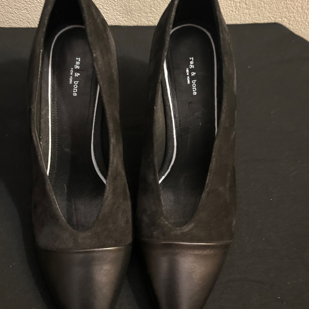 rag & bone Suede & Leather Pumps - Picture 4 of 4